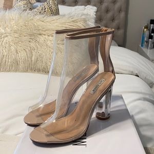 Clear booties